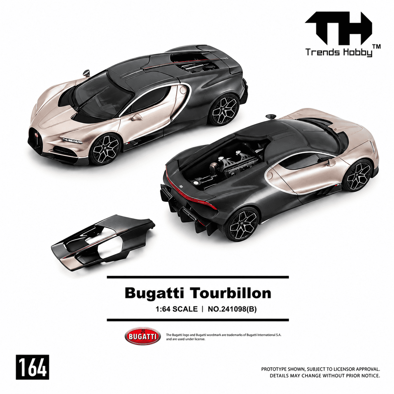 Bugatti Tourbillon 1:64 Trends Hobby